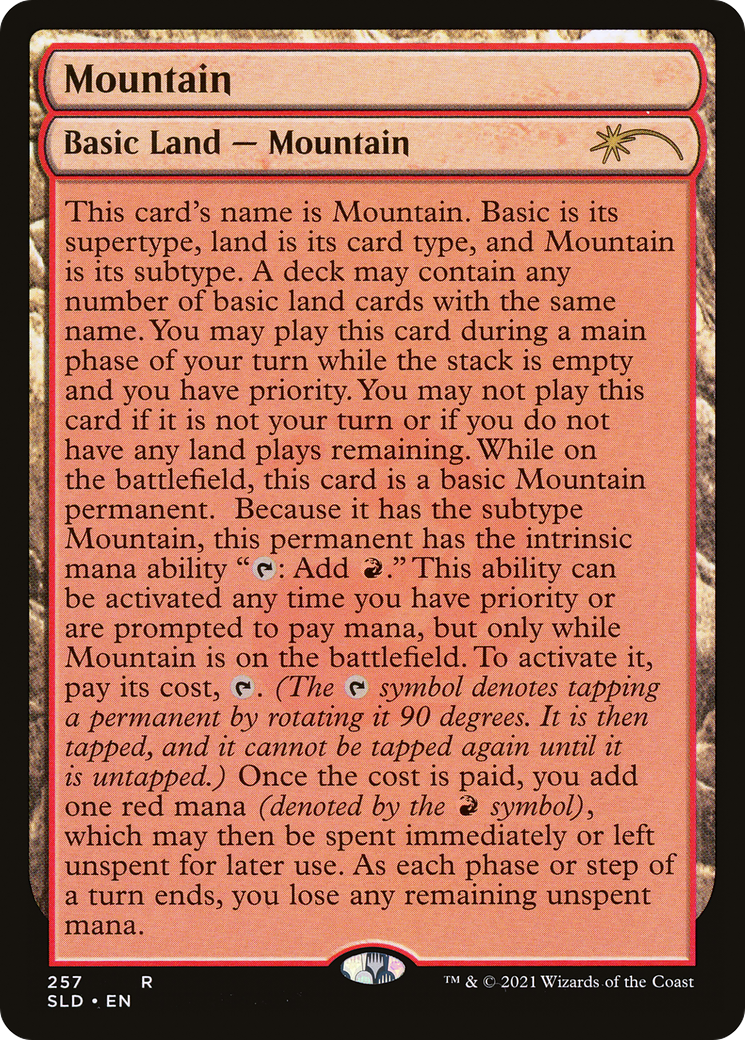 Mountain (257) Foil - Secret Lair Drop