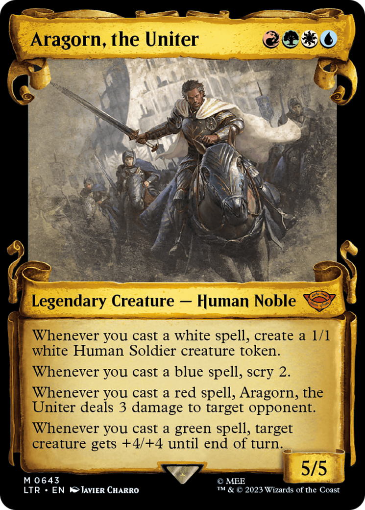Aragorn, the Uniter (Showcase) (643) - The Lord of the Rings: Tales of Middle-earth