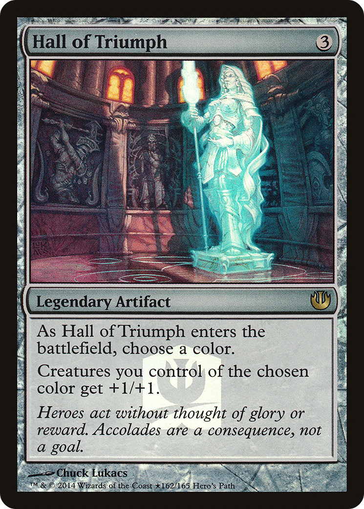 Hall of Triumph (162) Foil - Journey into Nyx Promos