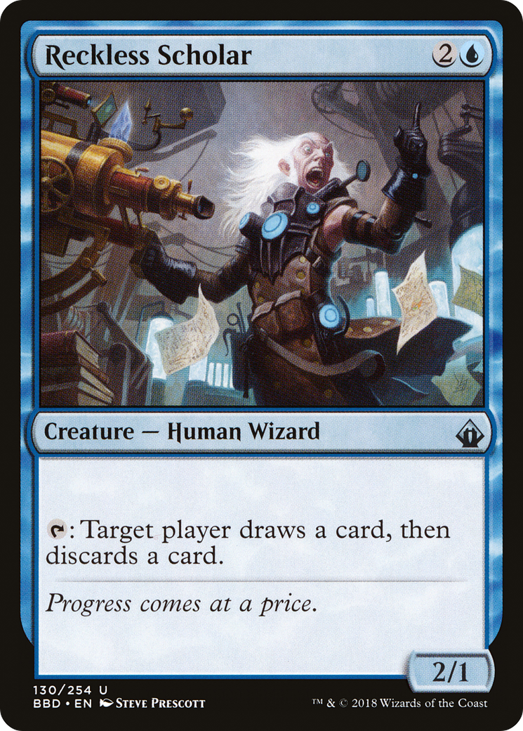 Reckless Scholar (130) Foil - Battlebond