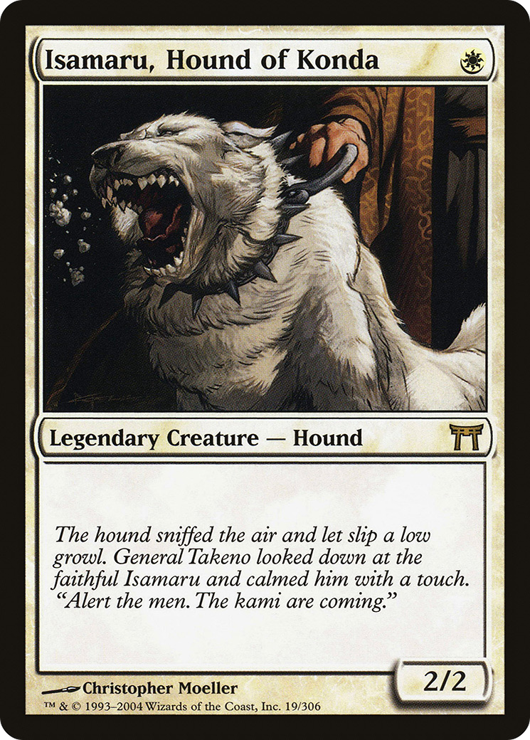 Isamaru, Hound of Konda (019) Foil - Champions of Kamigawa