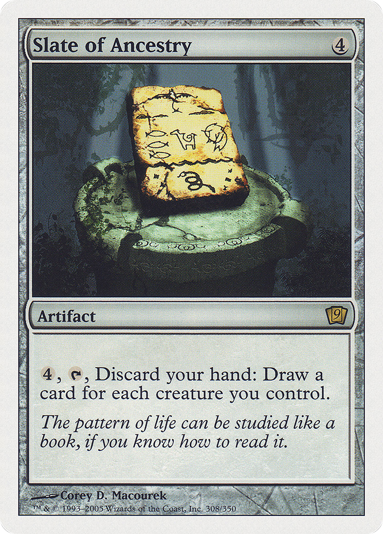 Slate of Ancestry (308) Foil - Ninth Edition