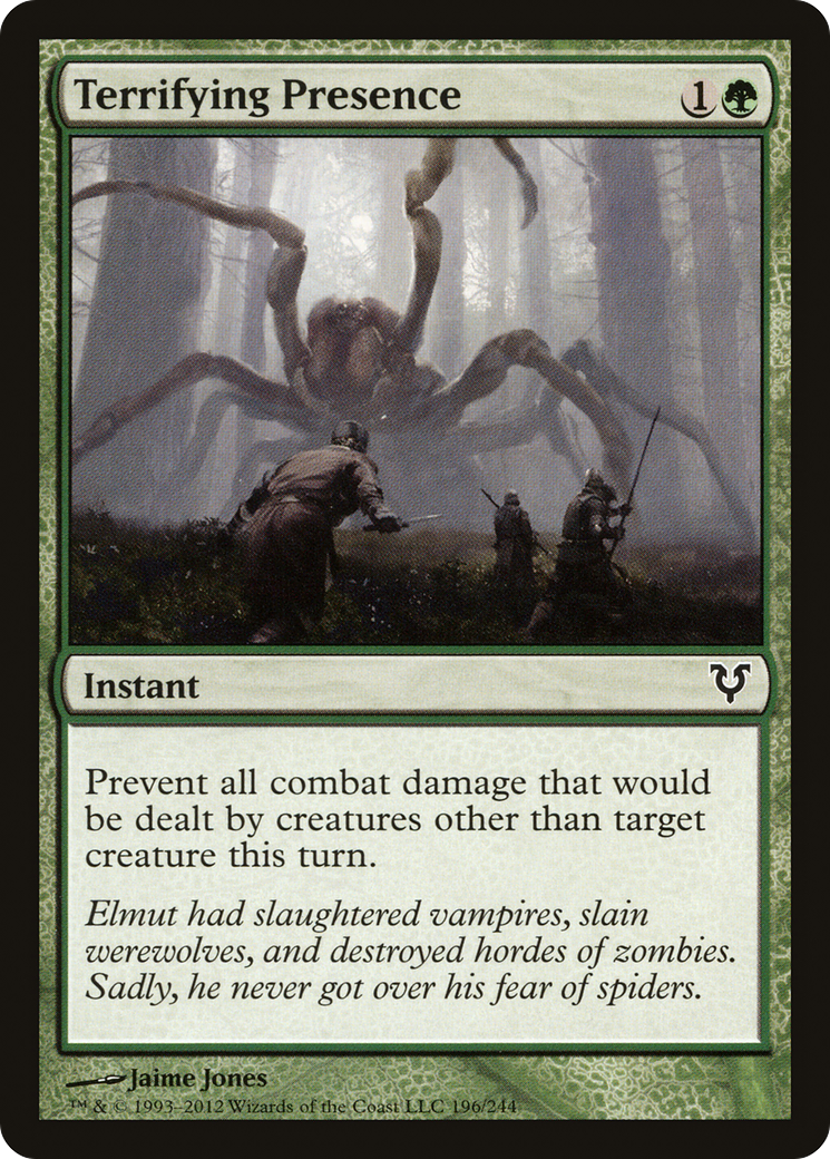 Terrifying Presence (196) Foil - Avacyn Restored