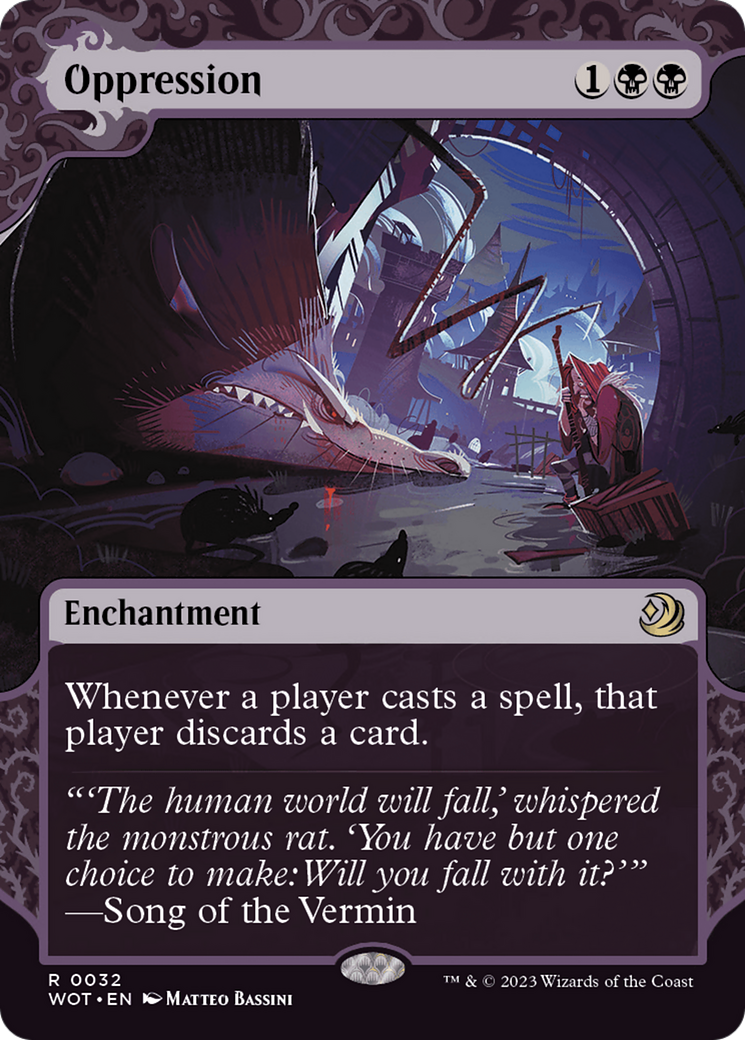 Oppression (Showcase) (032) - Wilds of Eldraine: Enchanting Tales