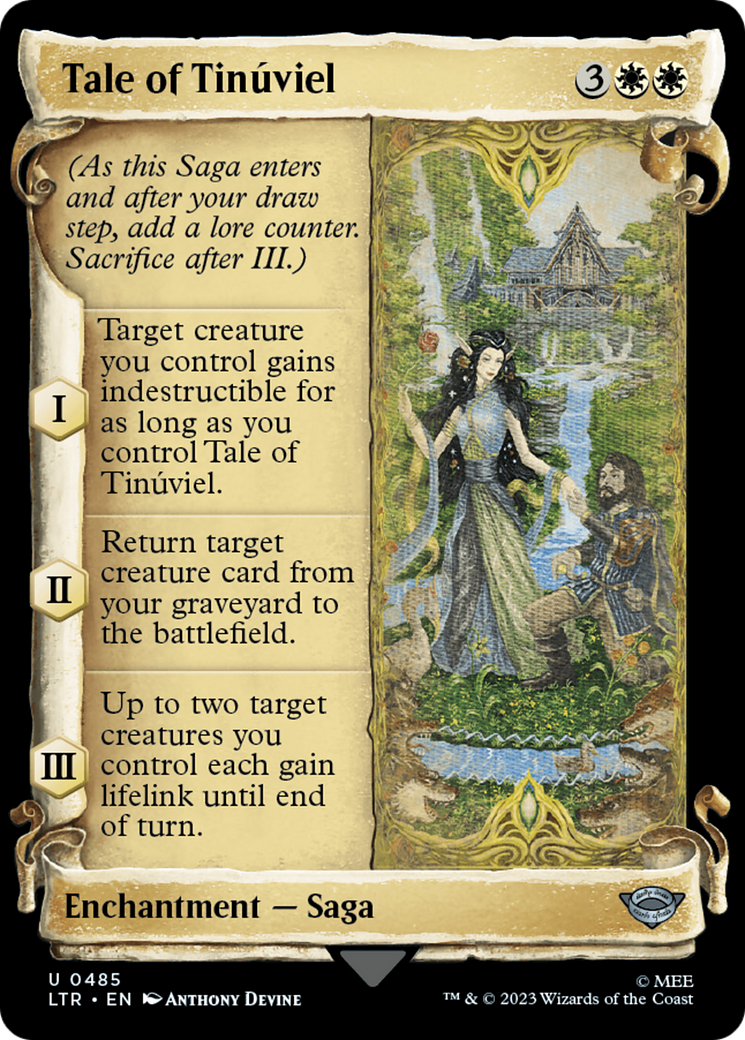 Tale of Tinuviel (Showcase Scrolls) (Showcase) (485) - The Lord of the Rings: Tales of Middle-earth
