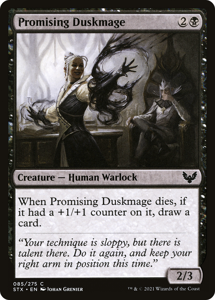 Promising Duskmage (085) Foil - Strixhaven: School of Mages