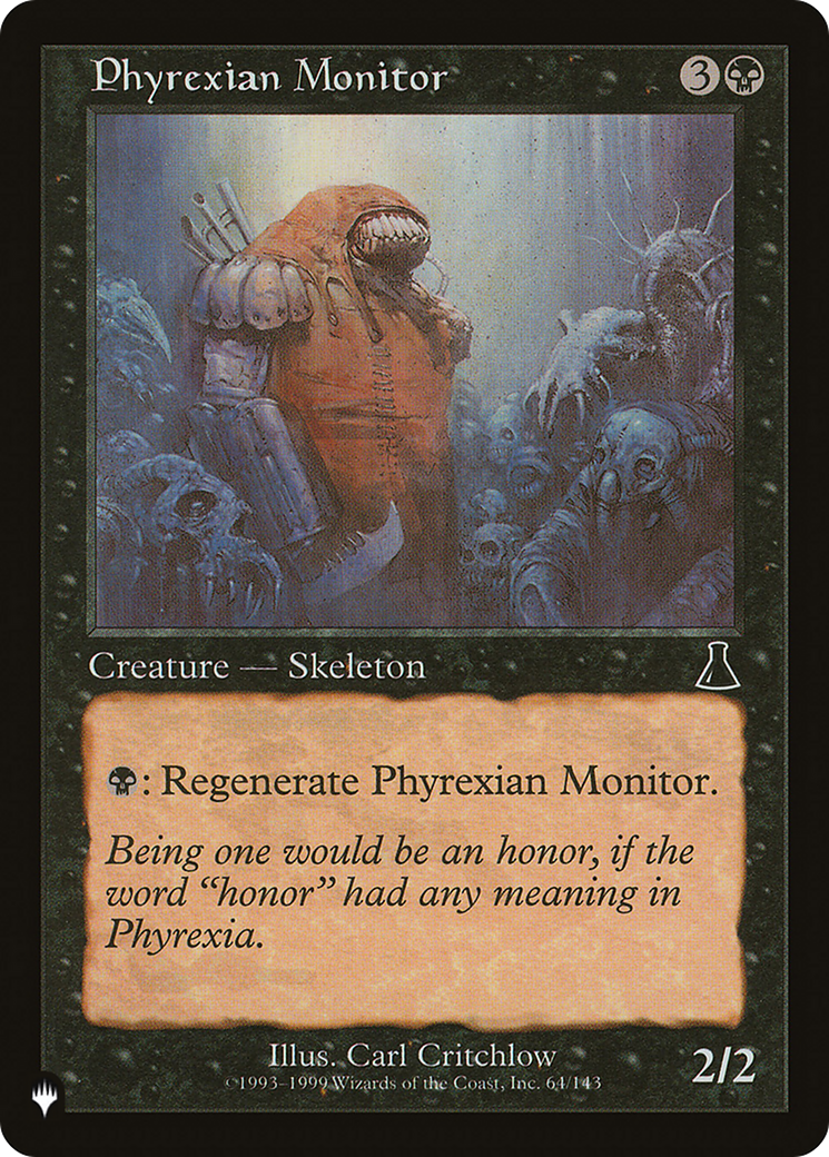 Phyrexian Monitor (Retro) (UDS-64) - The List