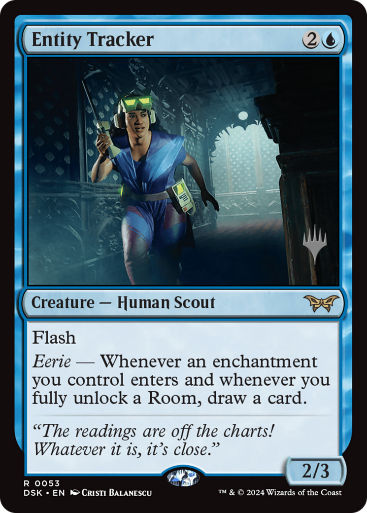 Entity Tracker (053) Foil - Duskmourn: House of Horror Promos