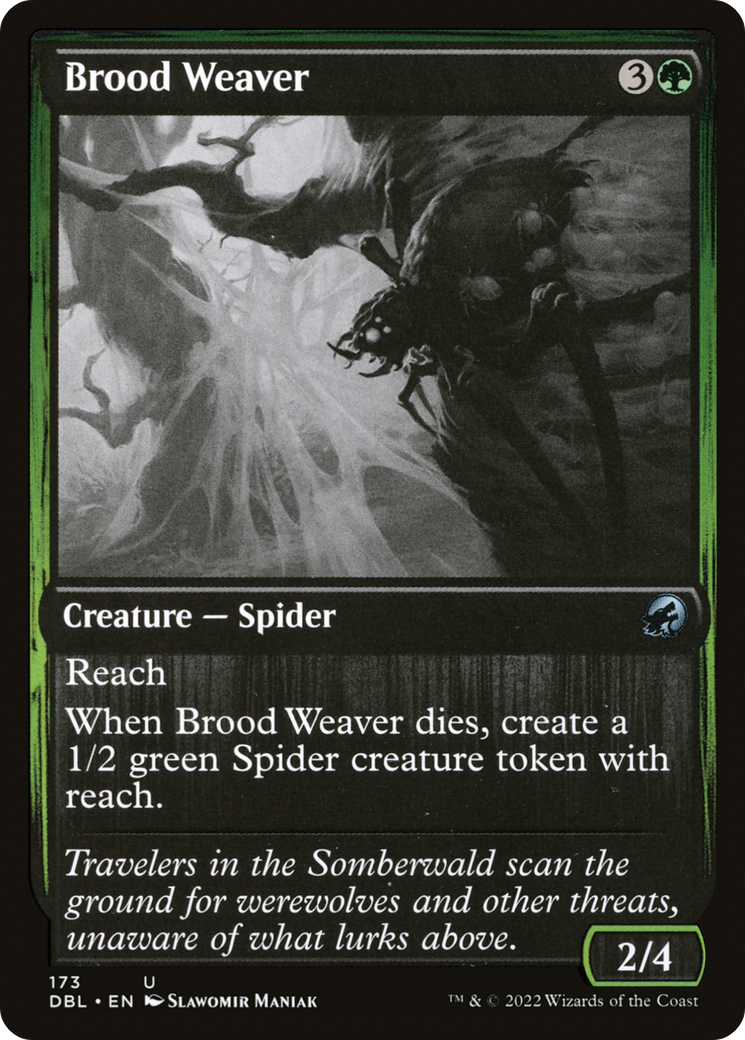 Brood Weaver (173) Foil - Innistrad: Double Feature
