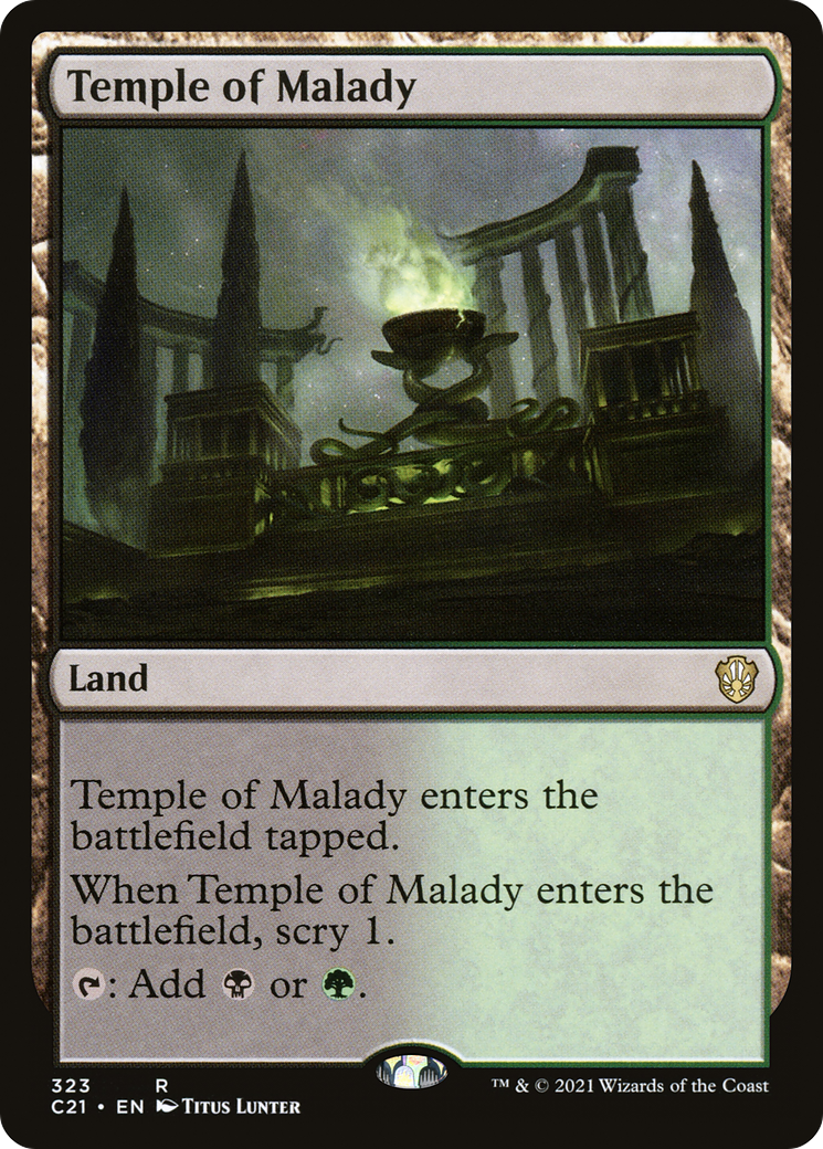 Temple of Malady (323) - Commander 2021