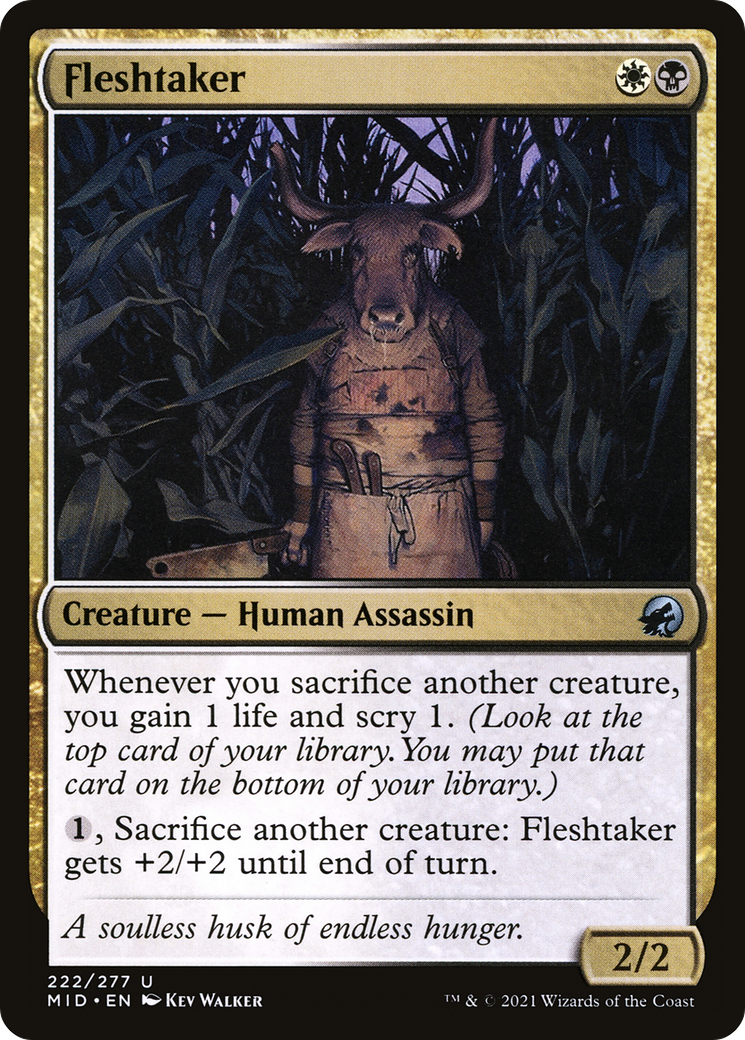 Fleshtaker (222) Foil - Innistrad: Midnight Hunt