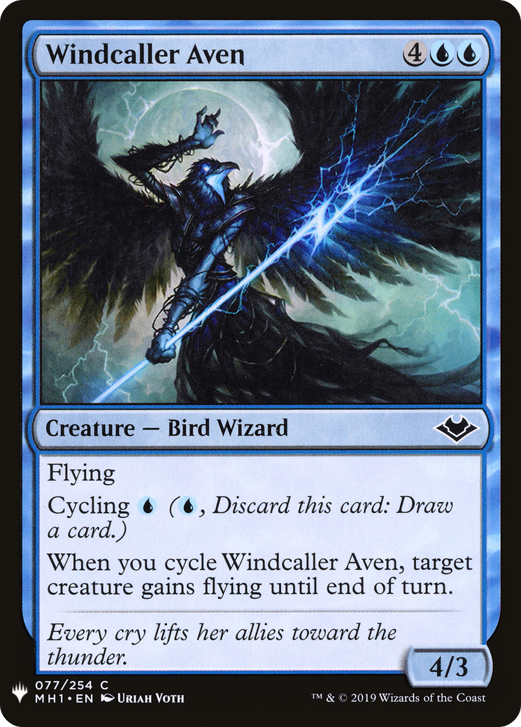 Windcaller Aven (MH1-77) - The List
