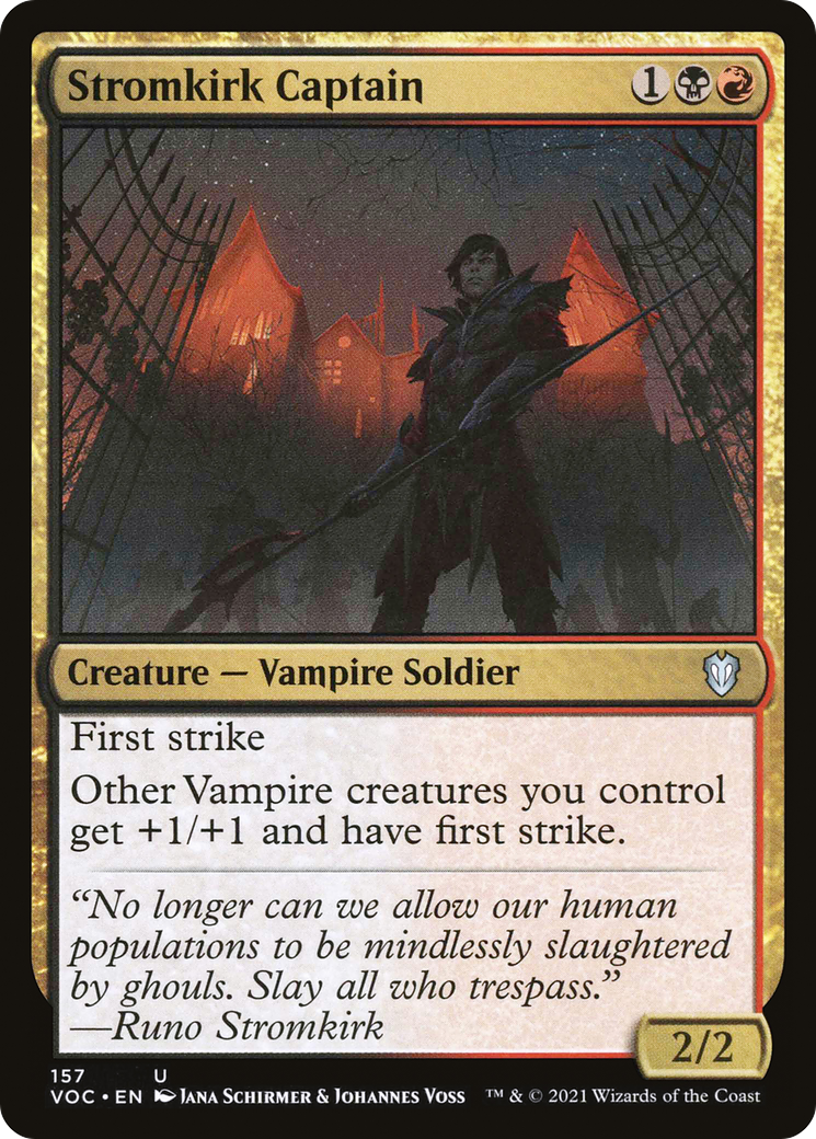 Stromkirk Captain (157) - Crimson Vow Commander