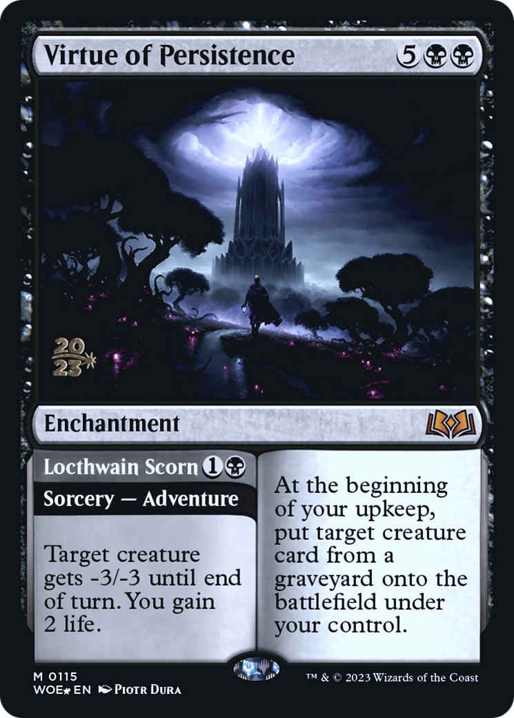 Virtue of Persistence (115) Foil - Wilds of Eldraine Promos