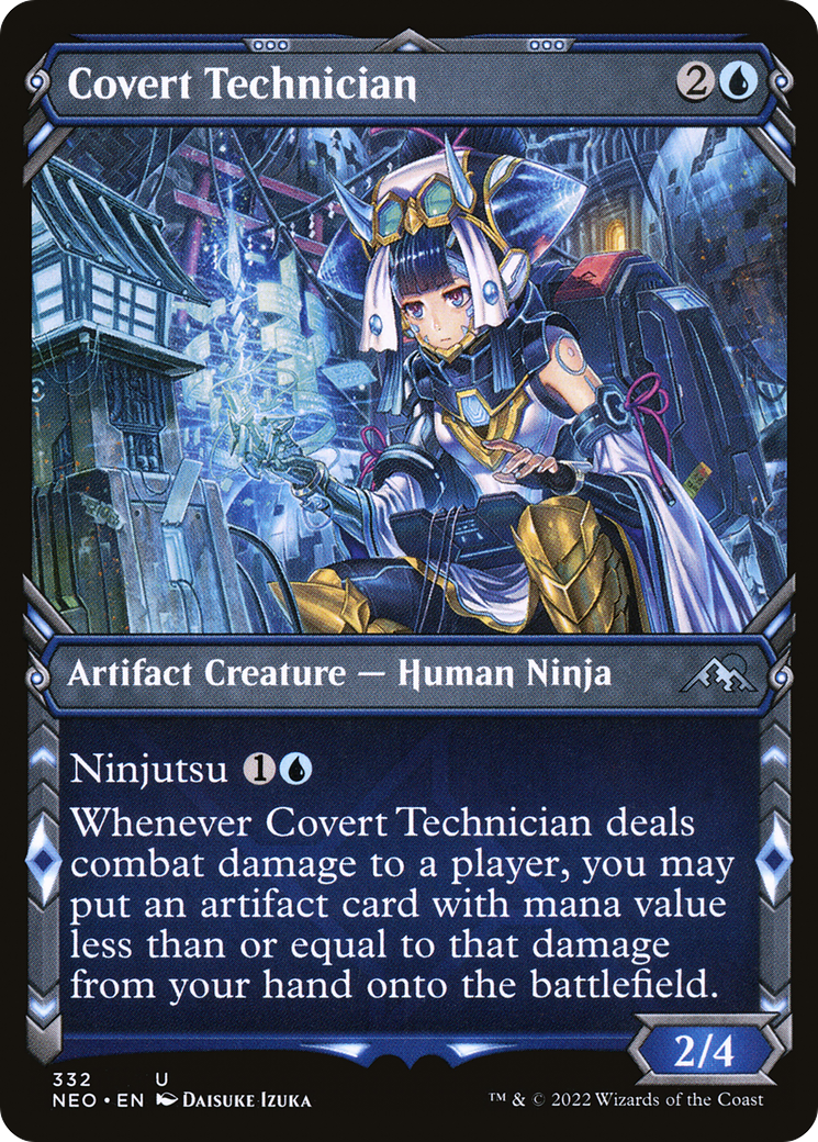 Covert Technician (Showcase) (332) - Kamigawa: Neon Dynasty