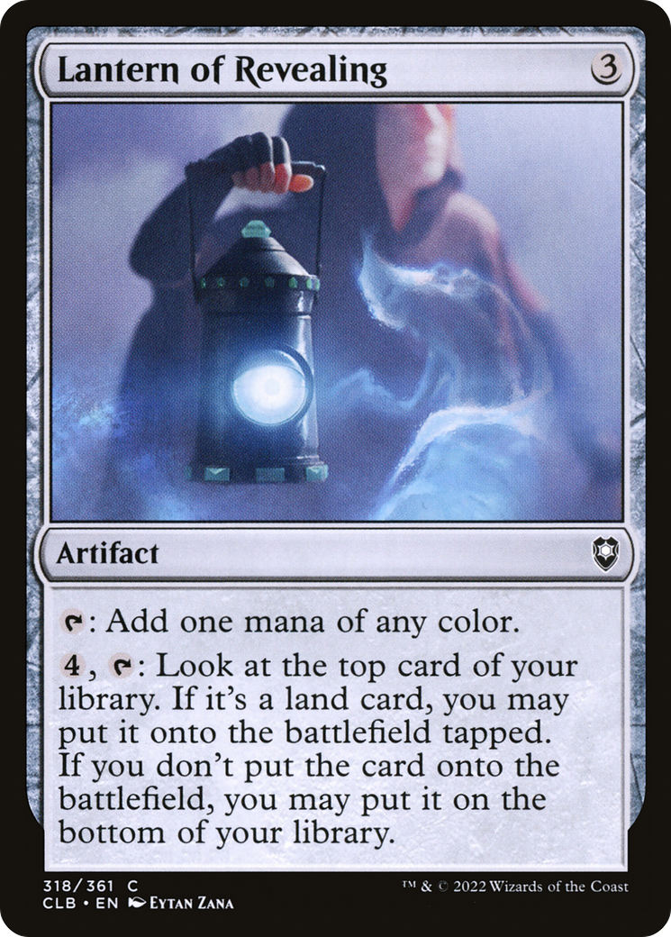 Lantern of Revealing (318) Foil - Commander Legends: Battle for Baldur's Gate