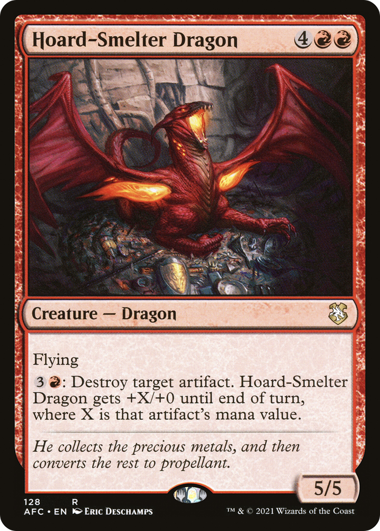 Hoard-Smelter Dragon (128) - Forgotten Realms Commander