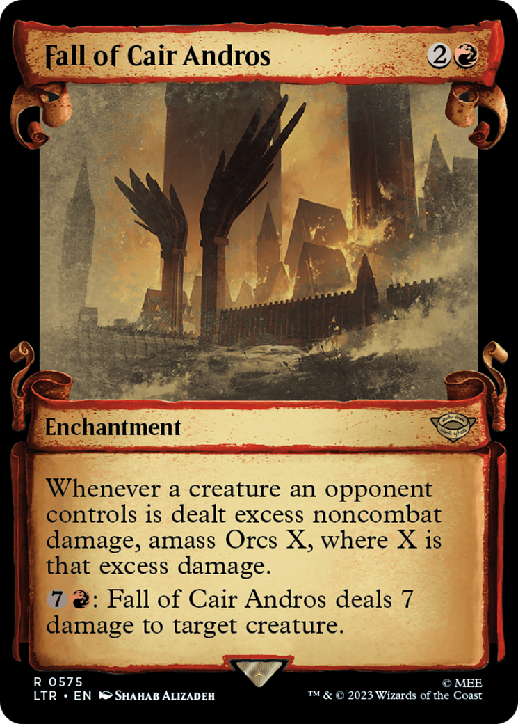 Fall of Cair Andros (Showcase) (575) Foil - The Lord of the Rings: Tales of Middle-earth