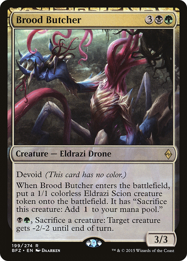 Brood Butcher (199) Foil - Battle for Zendikar