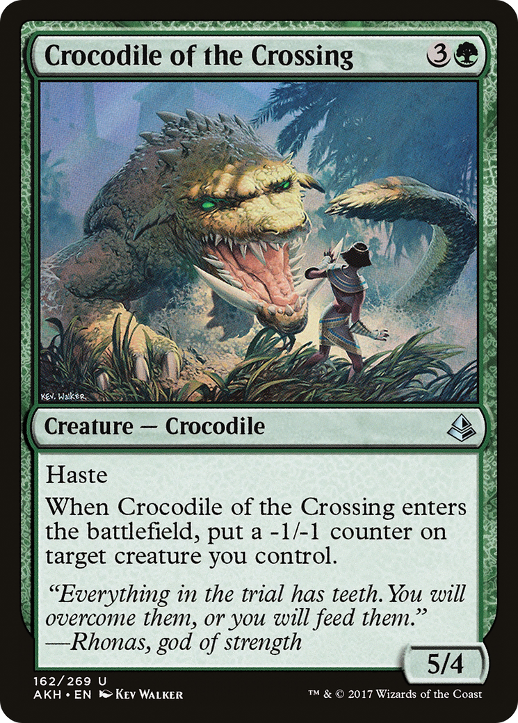 Crocodile of the Crossing (162) - Amonkhet