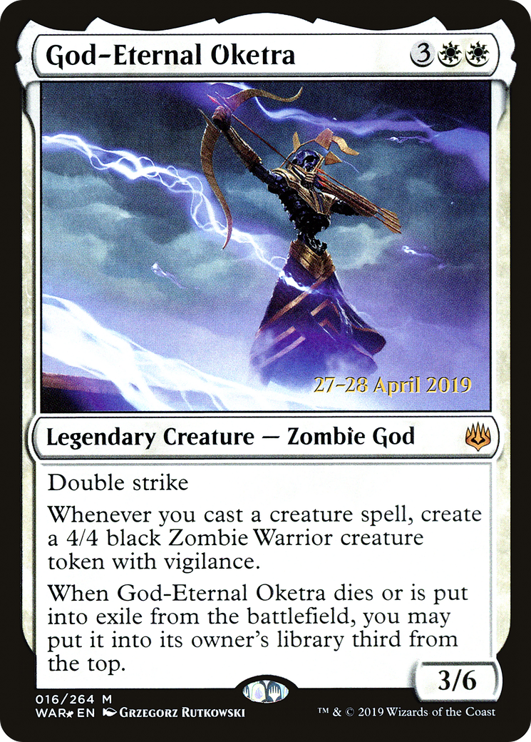 God-Eternal Oketra (16s) Foil - War of the Spark Promos