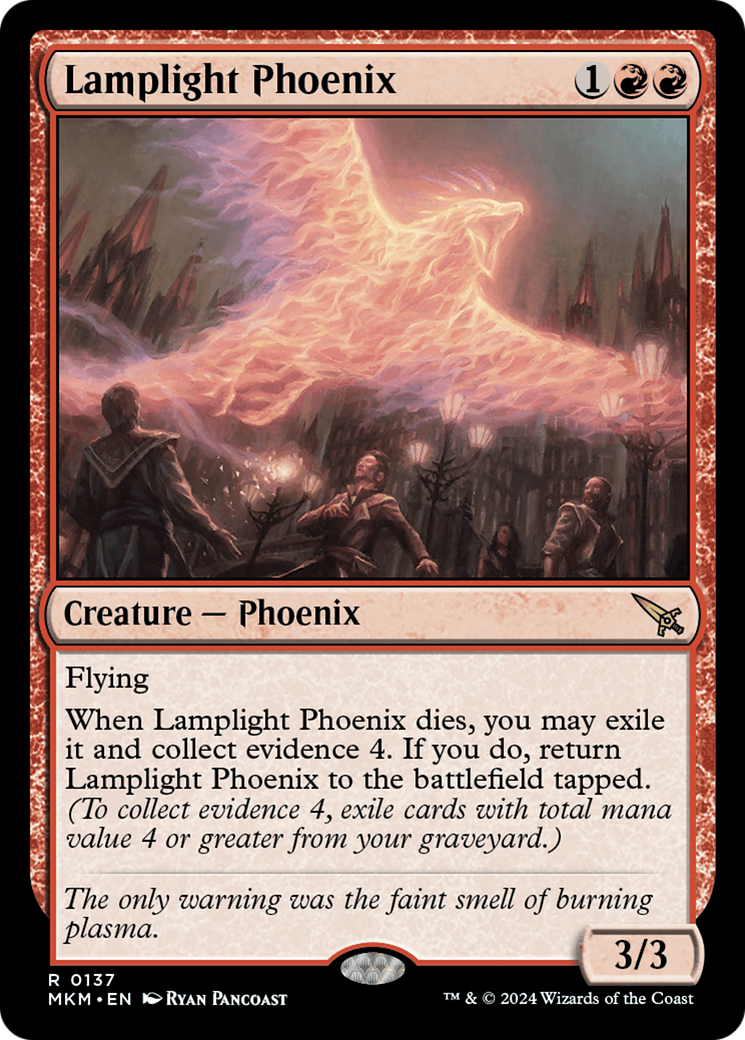 Lamplight Phoenix (137) Foil - Murders at Karlov Manor