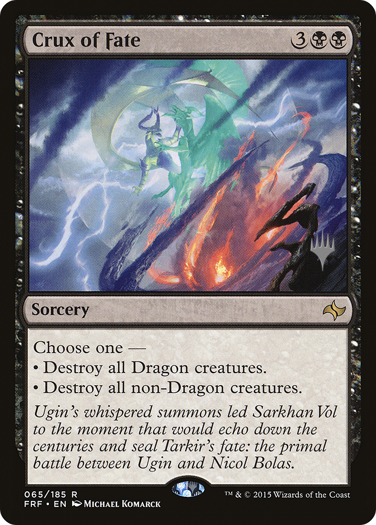 Crux of Fate (065) Foil - Fate Reforged Promos
