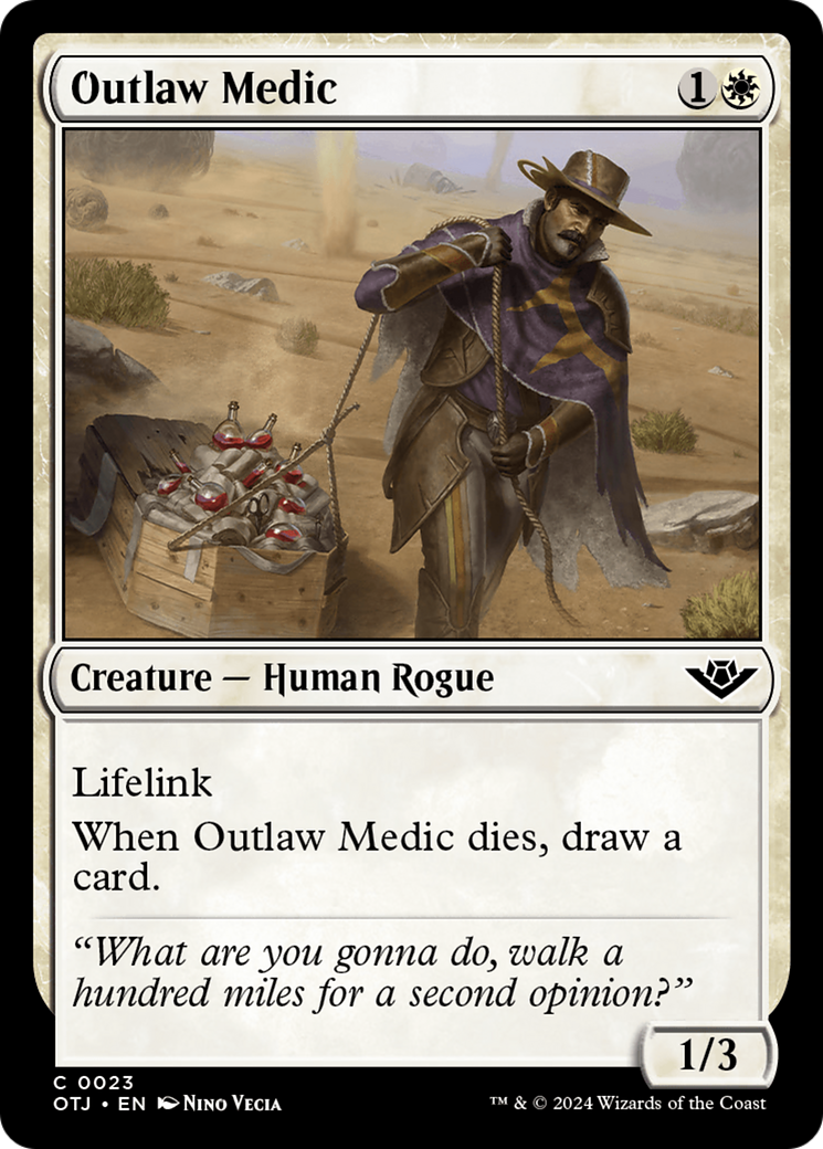 Outlaw Medic (023) Foil - Outlaws of Thunder Junction