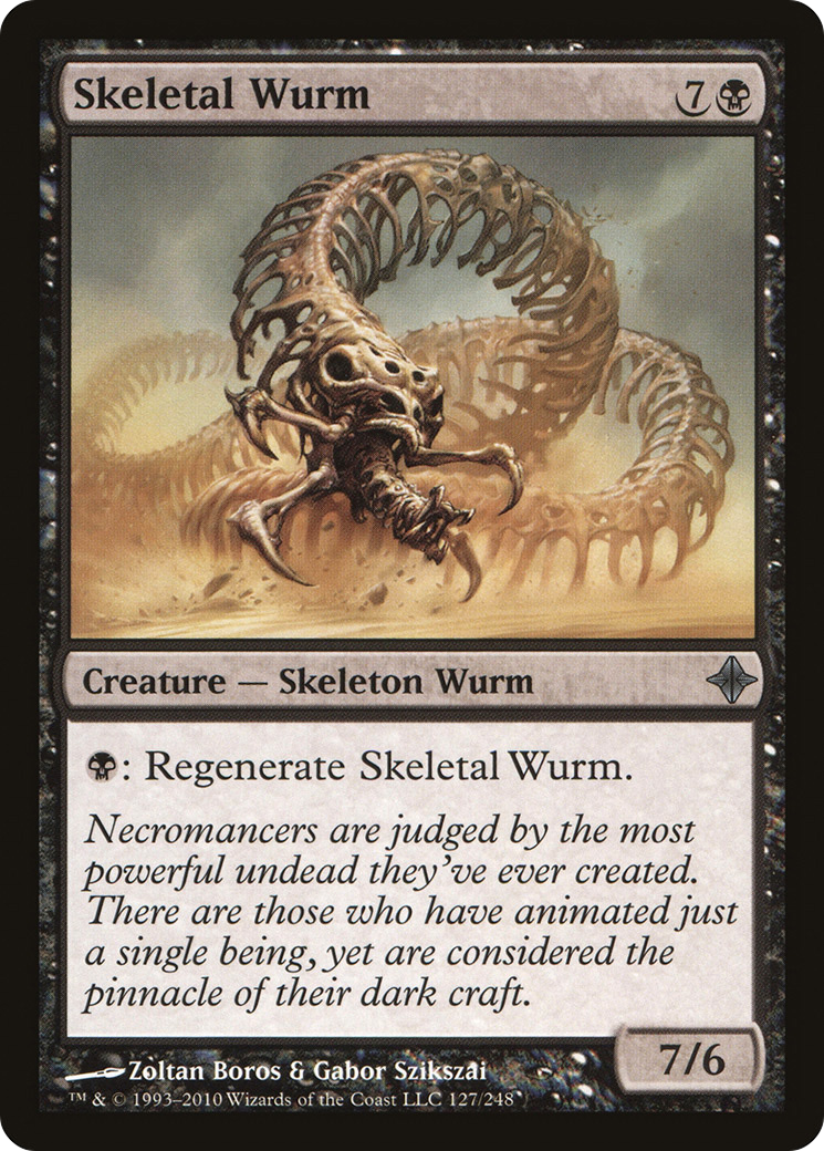 Skeletal Wurm (127) Foil - Rise of the Eldrazi