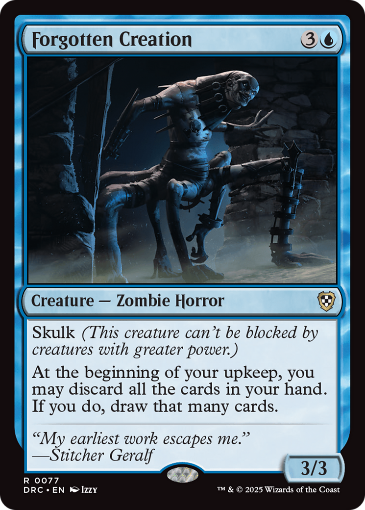 Forgotten Creation (077) - Commander: Aetherdrift
