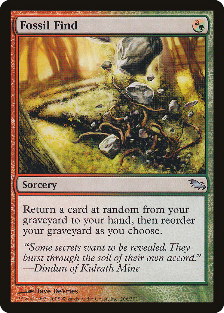 Fossil Find (206) Foil - Shadowmoor