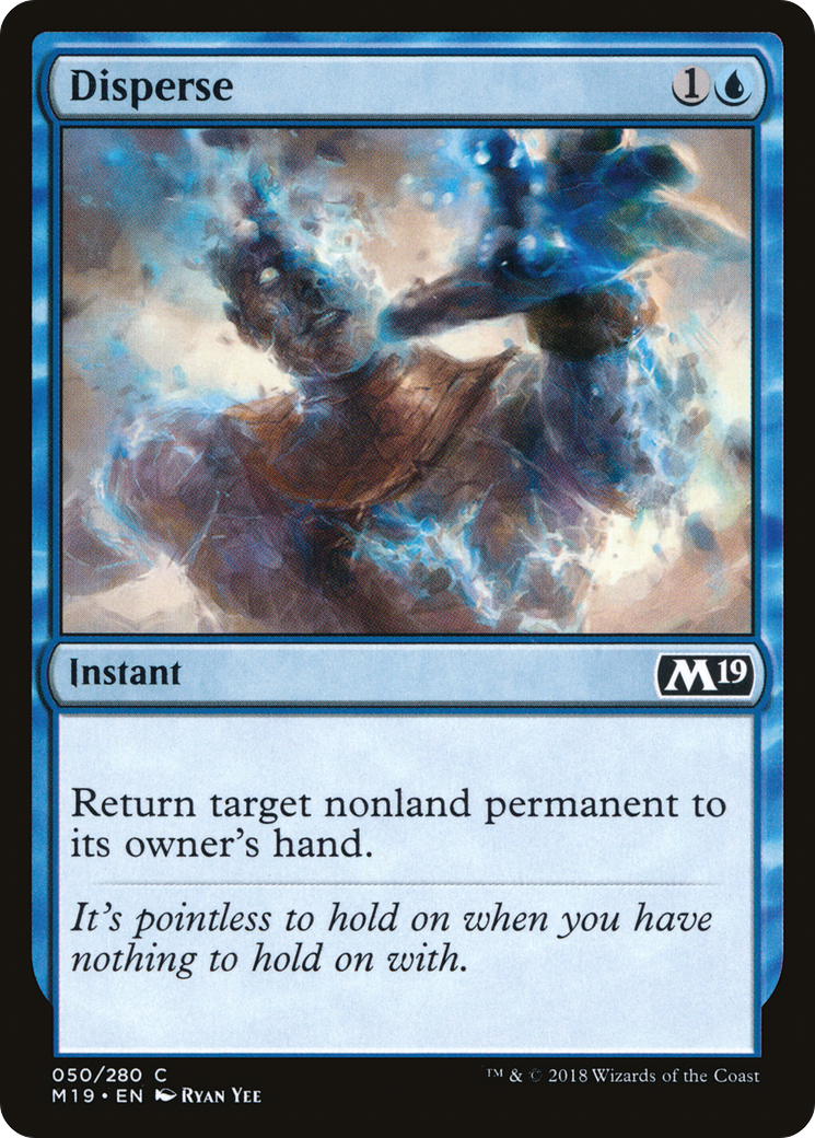 Disperse (050) Foil - Core Set 2019