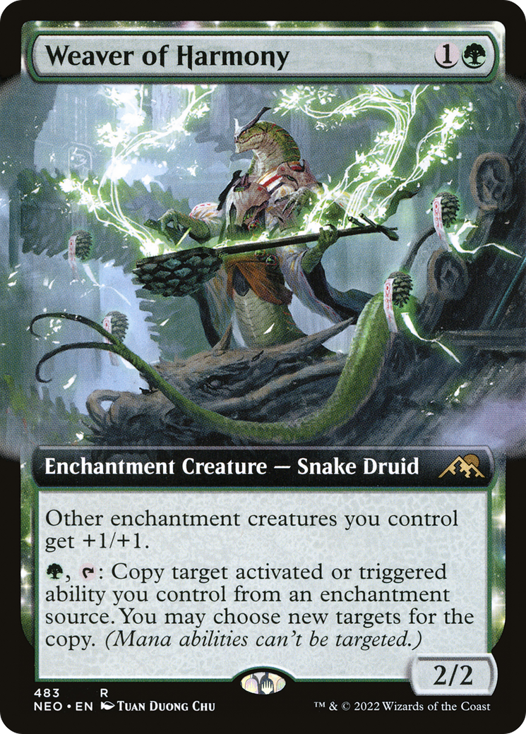 Weaver of Harmony (Extended Art) (483) - Kamigawa: Neon Dynasty