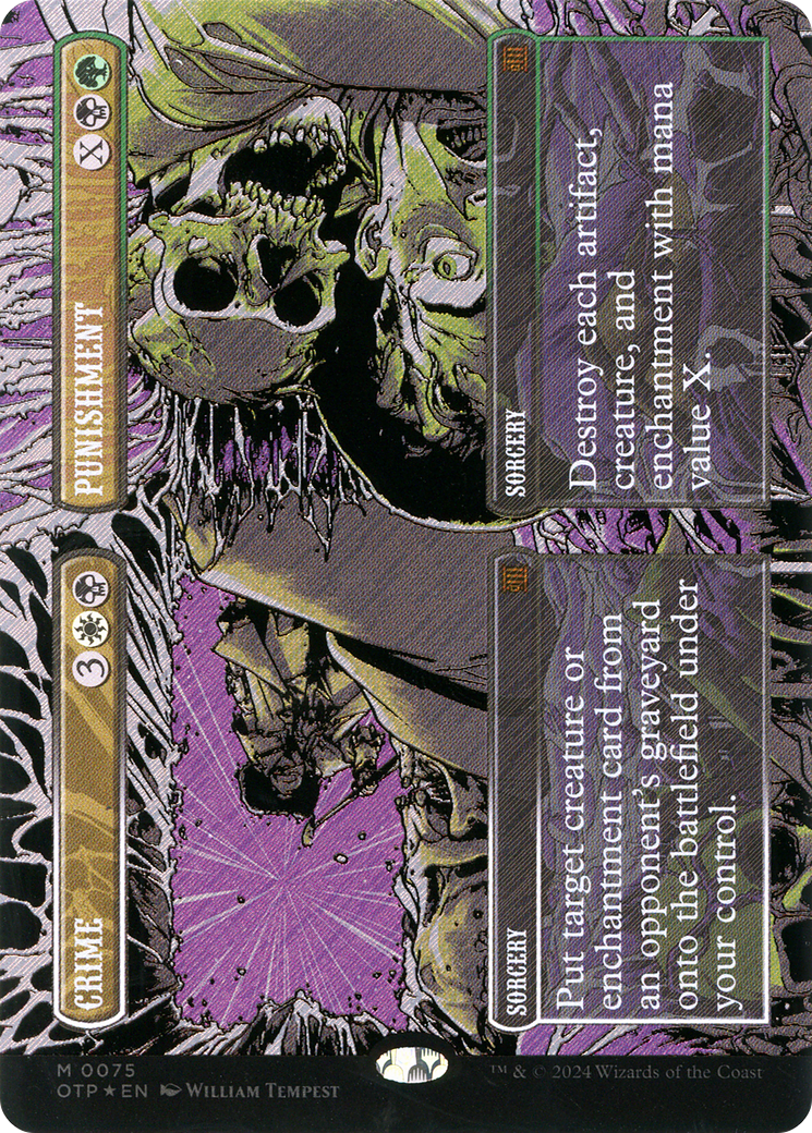 Crime // Punishment: (Showcase)(Borderless) Foil (075)