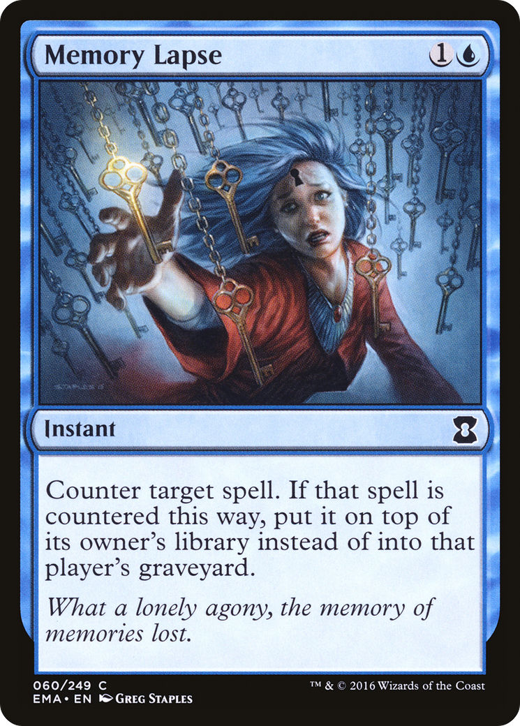 Memory Lapse (060) Foil - Eternal Masters