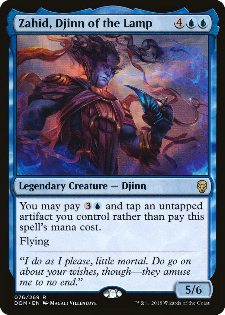 Zahid, Djinn of the Lamp (076) Foil - Dominaria