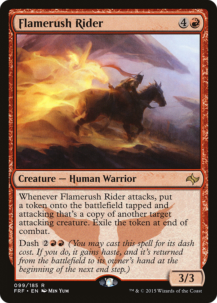 Flamerush Rider (099) Foil - Fate Reforged