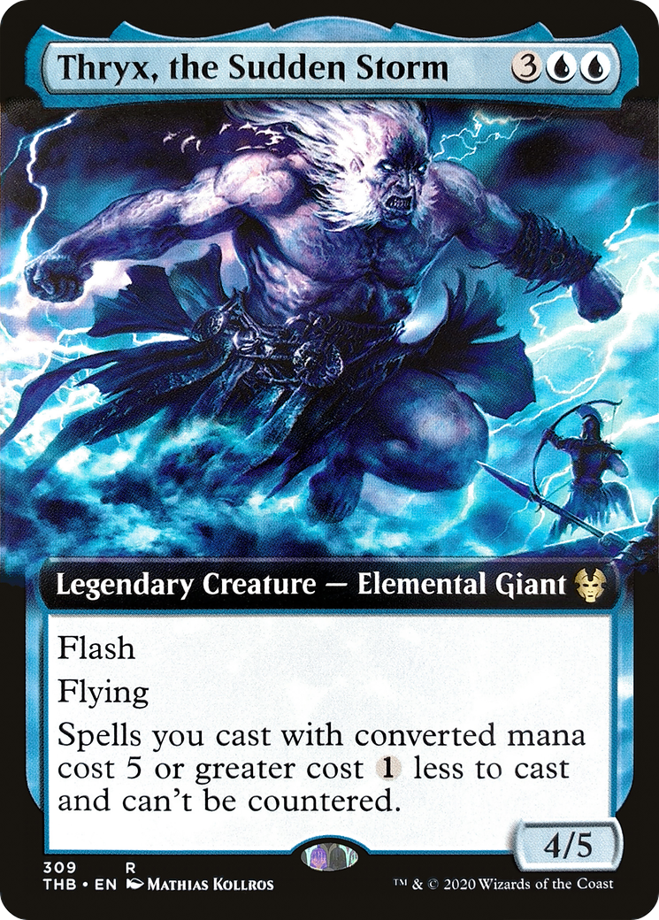 Thryx, the Sudden Storm (Extended Art) (309) - Theros Beyond Death