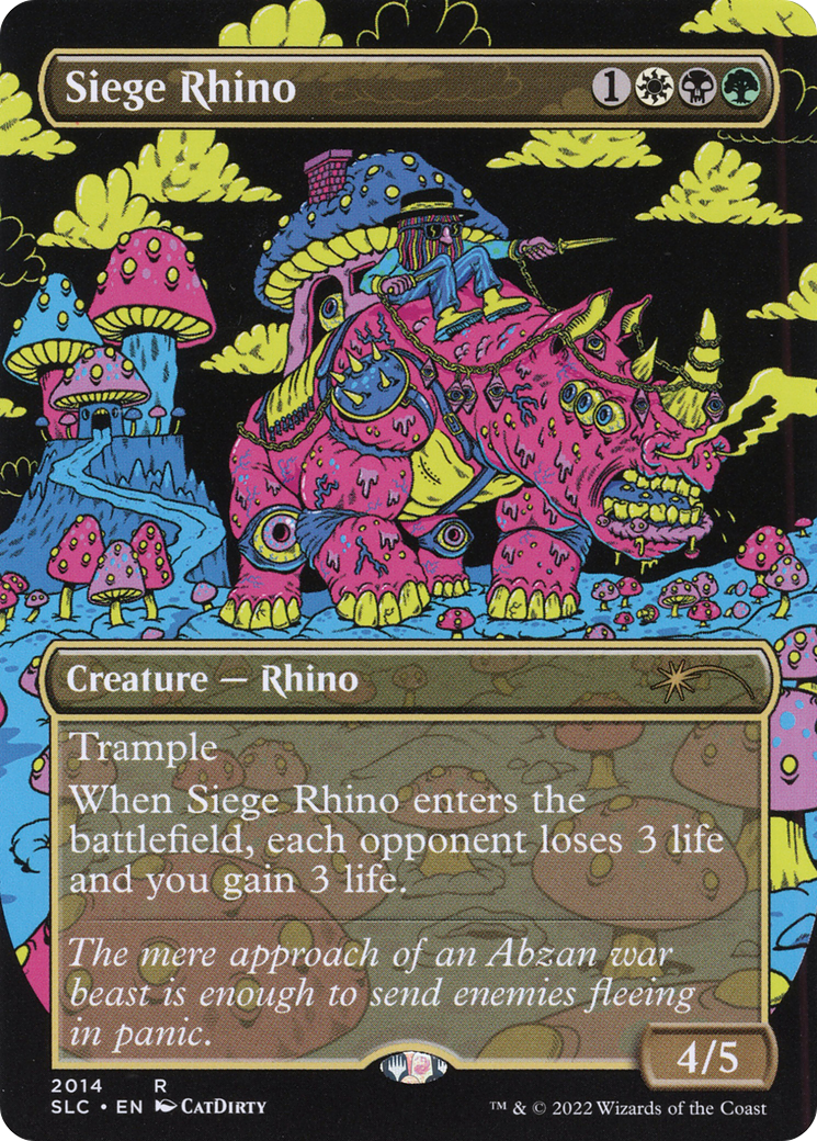 Siege Rhino (2014) - Secret Lair Countdown Kit