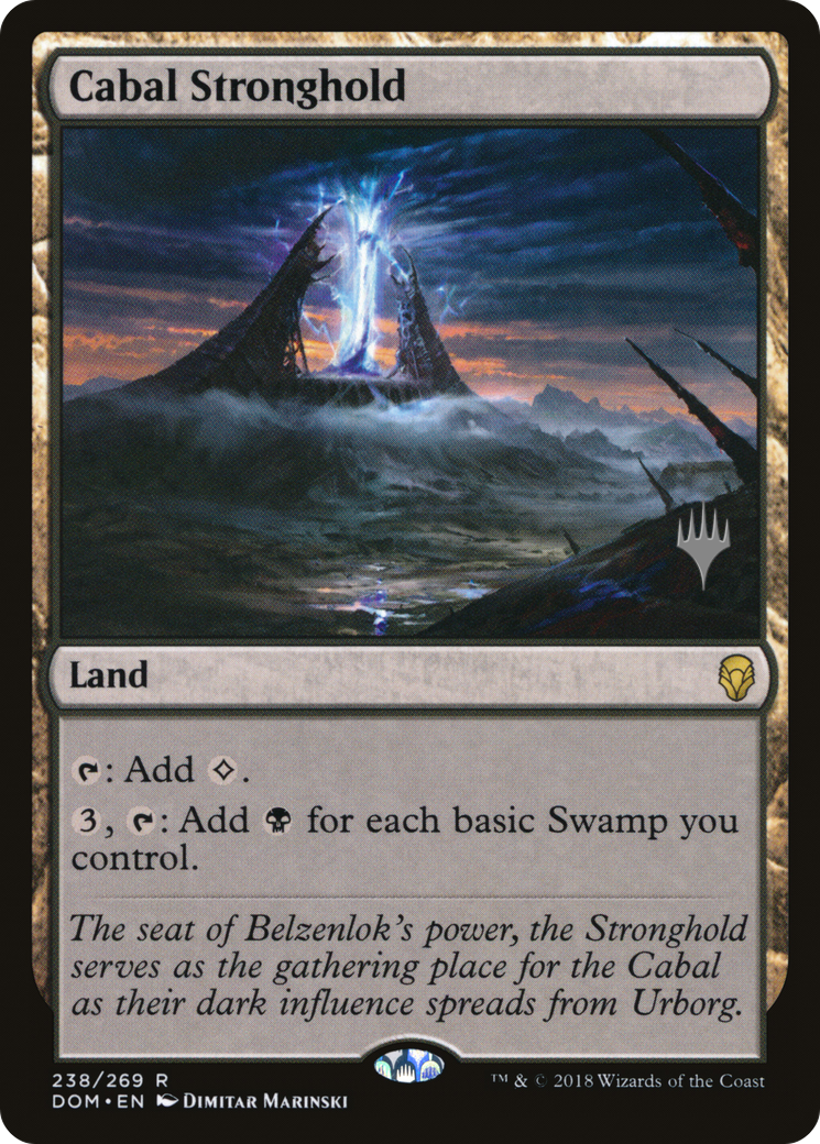 Cabal Stronghold (238p) Foil - Dominaria Promos