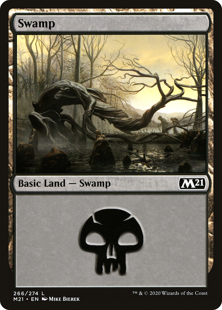 Swamp (266) Foil - Core Set 2021