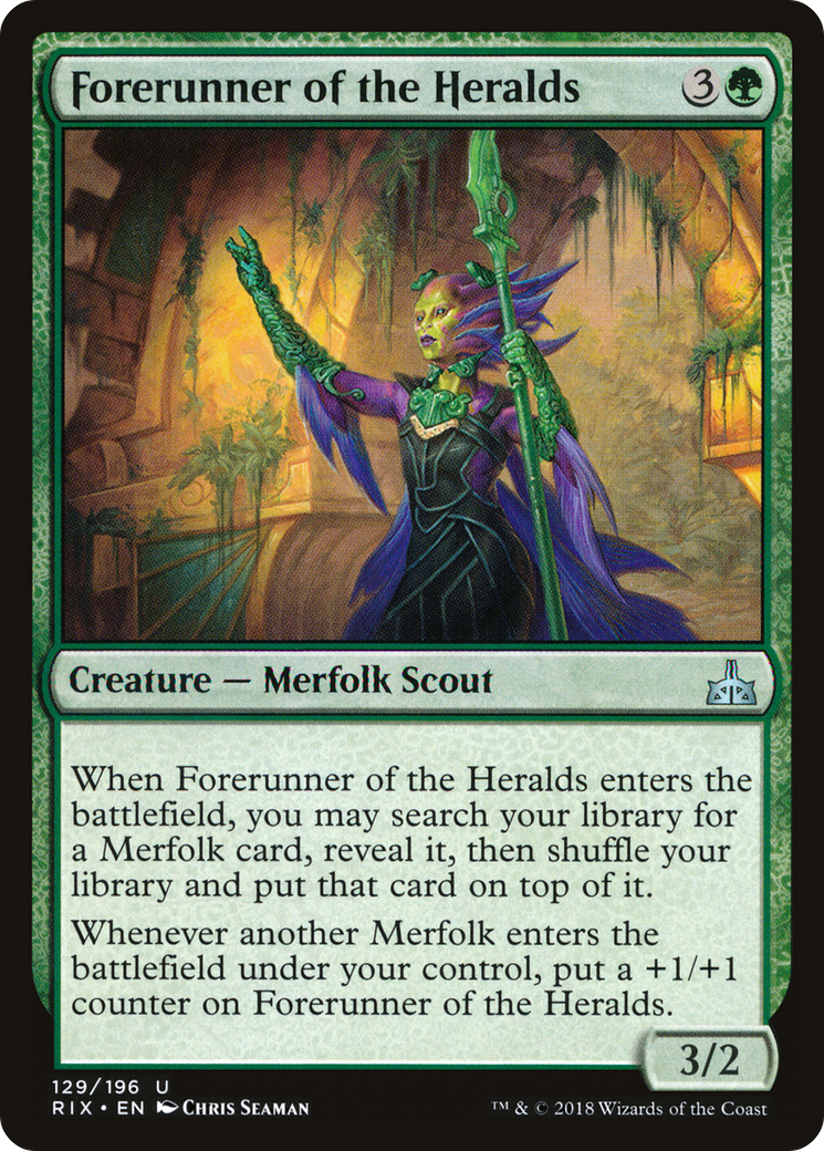 Forerunner of the Heralds (129) Foil - Rivals of Ixalan