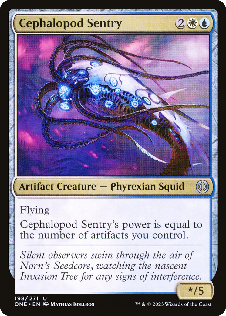 Cephalopod Sentry (198) - Phyrexia: All Will Be One