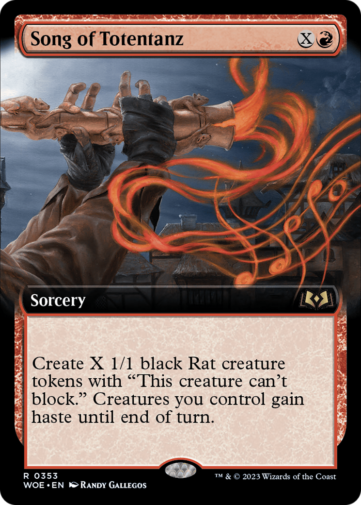 Song of Totentanz (Extended Art) (353) Foil - Wilds of Eldraine