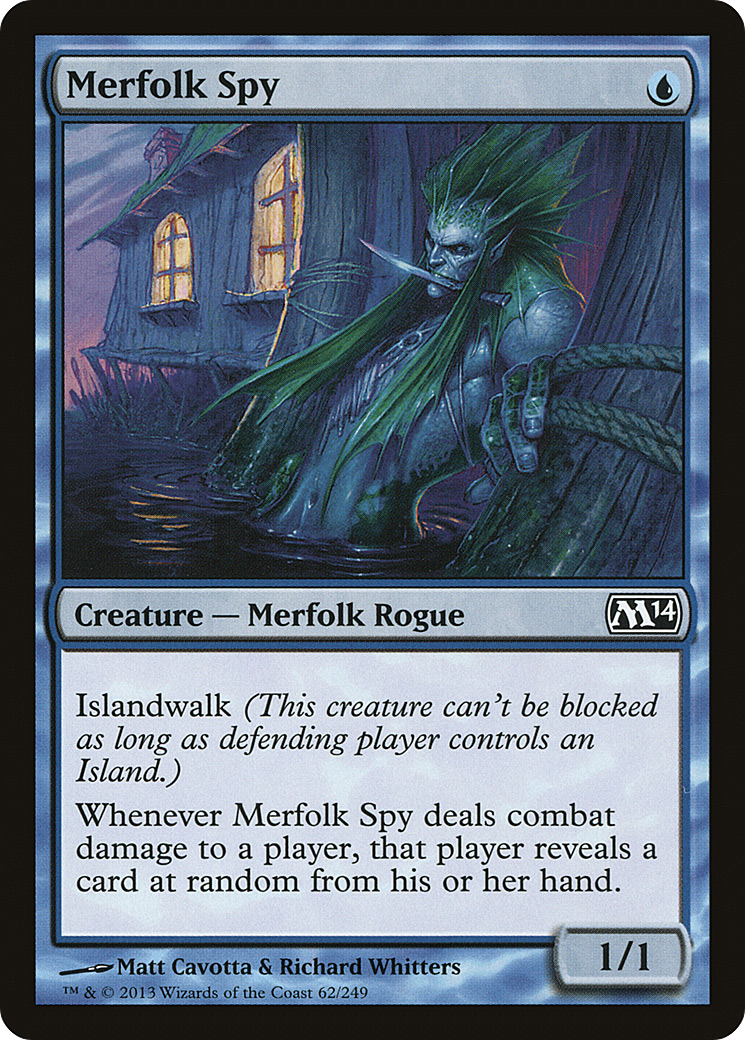 Merfolk Spy (062) Foil - Magic 2014