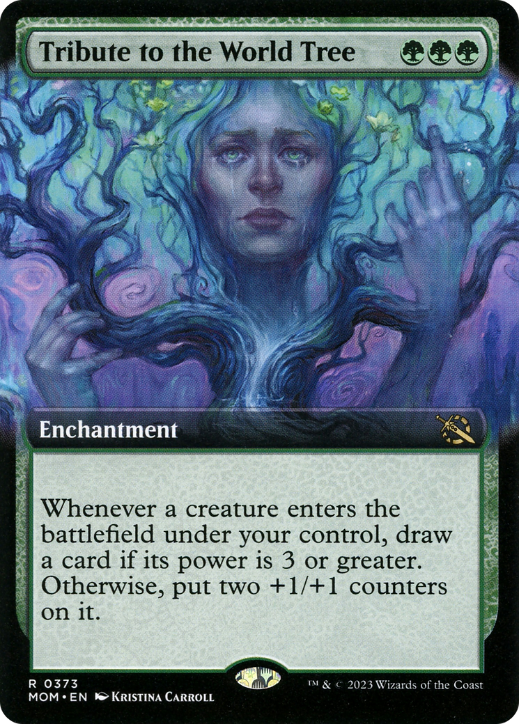 Tribute to the World Tree (Extended Art) (373) Foil - March of the Machine