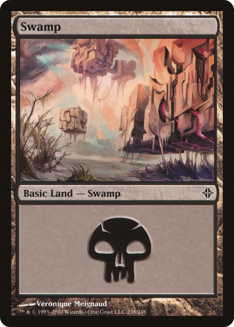 Swamp (238) Foil - Rise of the Eldrazi