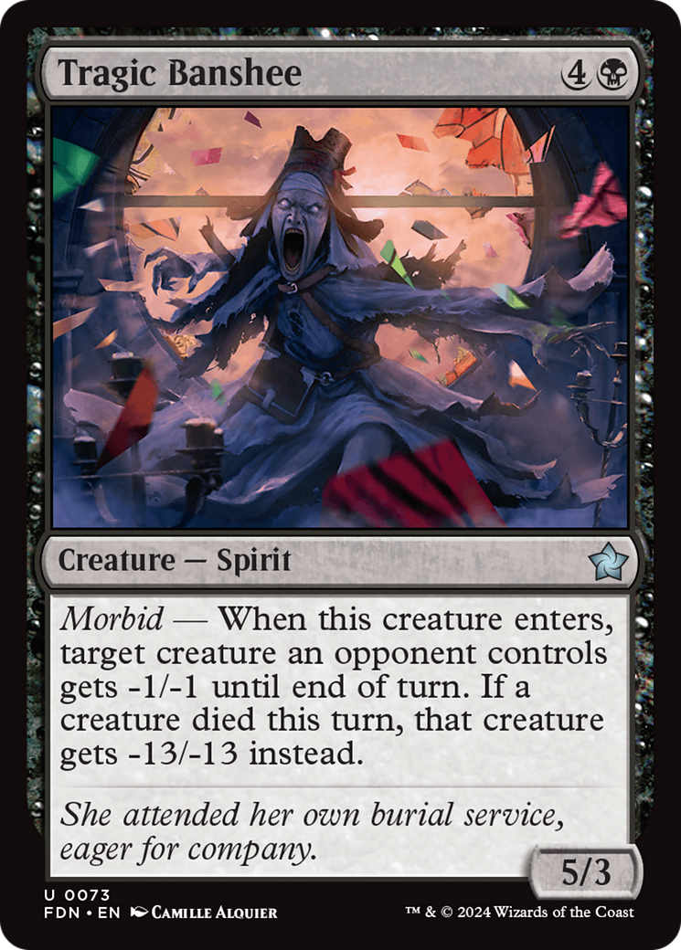 Tragic Banshee (073) Foil - Foundations