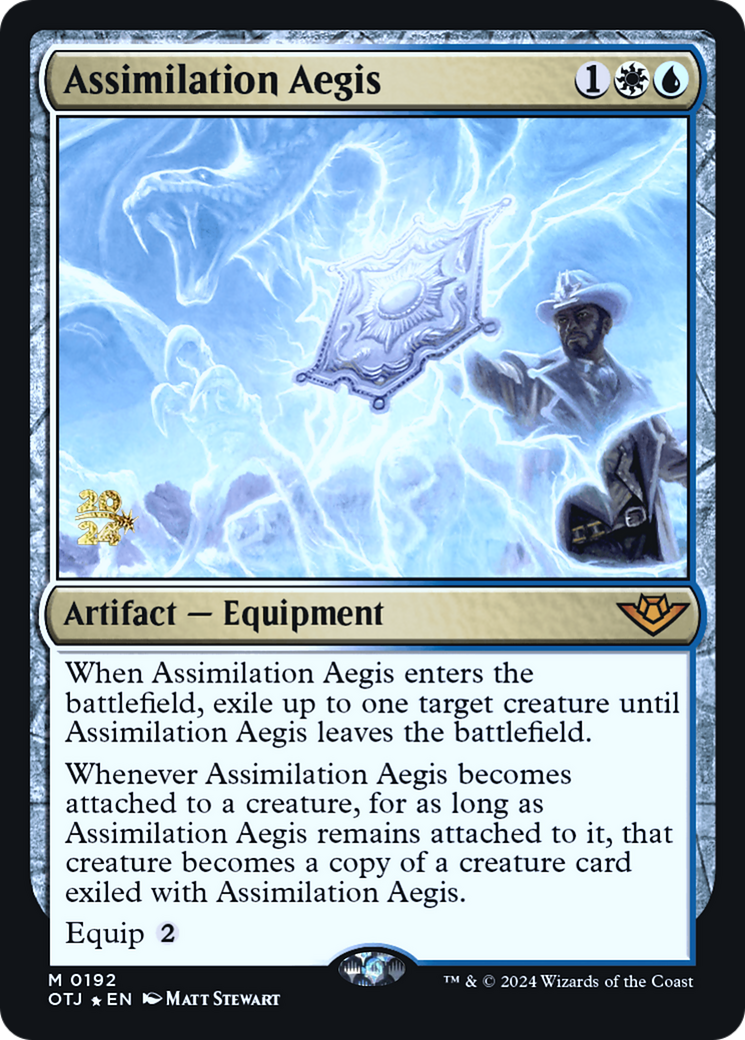 Assimilation Aegis (192) Foil - Outlaws of Thunder Junction Promos