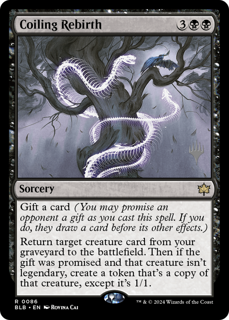 Coiling Rebirth (086) Foil - Bloomburrow Promos